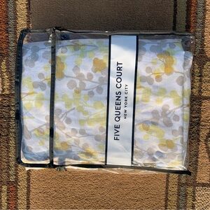 Floral Curtain Set 40” x 84”